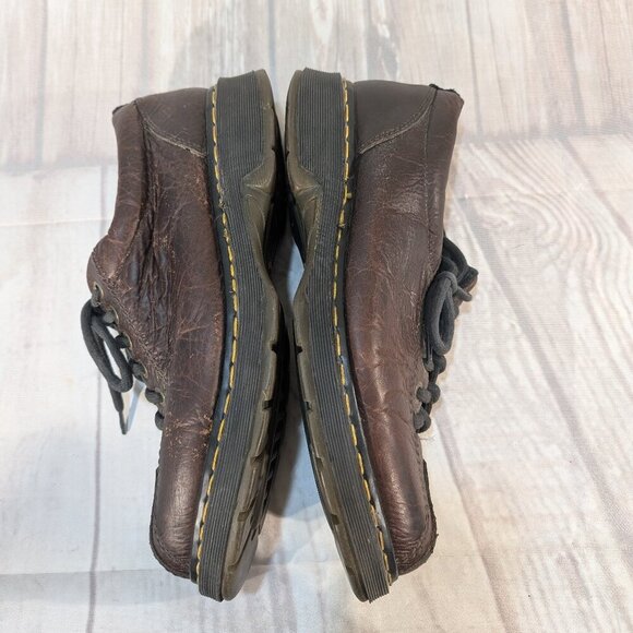 Dr. Martens Vintage Brown Leather Lace-Up Oxford Shoes Men's 12 - Picture 5 of 7